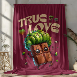 バレンタインデーおもしろいかわいいピスタチオ シェルパブランケット