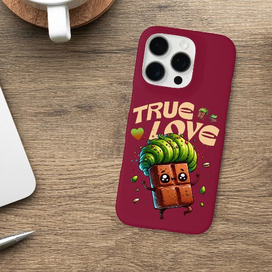 バレンタインデーおもしろいかわいいピスタチオ Case-Mate iPhoneケース