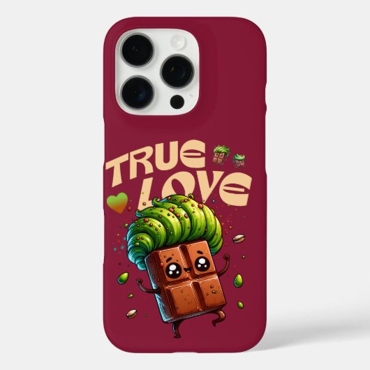 バレンタインデーおもしろいかわいいピスタチオ Case-Mate iPhoneケース (裏面)