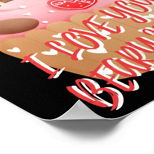 バレンタインデーおもしろいが大好き ポスター (角)