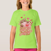 バレンタインデーおもしろいが大好き Tシャツ (正面)