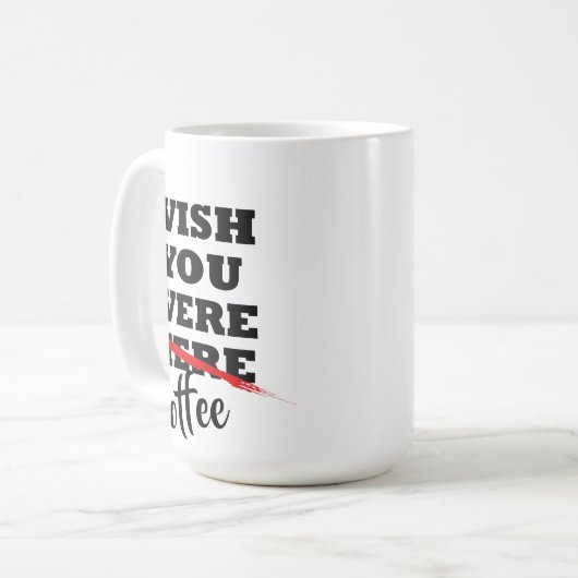 バレンタインデーおもしろいにコーヒーのマグカップだった コーヒーマグカップ (正面左)