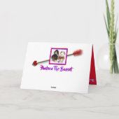 バレンタインデーおもしろいのカードに寄せ掛ける カード (裏面)