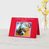 バレンタインデーおもしろいのカードに寄せ掛ける カード (黄色い花)