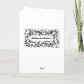 バレンタインデーおもしろいのカードに私を乗せ シーズンカード (裏面)