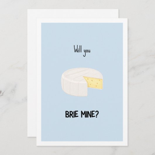 バレンタインデーおもしろいのカードを渡してくれないか シーズンカード (正面/裏面)