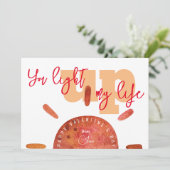 バレンタインデーおもしろいの人生を明るくする シーズンカード (スタンド正面)