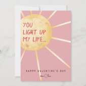 バレンタインデーおもしろいの人生を明るくする シーズンカード (正面)