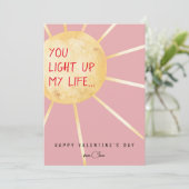 バレンタインデーおもしろいの人生を明るくする シーズンカード (スタンド正面)