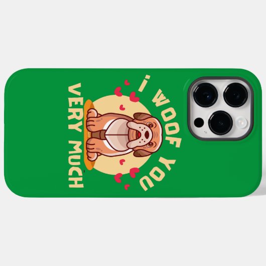 バレンタインデーおもしろいは本当に恋しい Case-Mate iPhoneケース (裏面 (横))