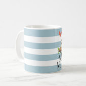 バレンタインデーおもしろいを一緒に冷やす コーヒーマグカップ (正面左)