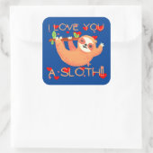 バレンタインデーおもしろいを愛してる スクエアシール (バッグ)