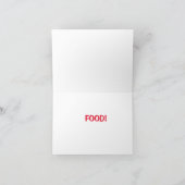 バレンタインデーおもしろいを本物のラブカードで過ごす カード (内部)