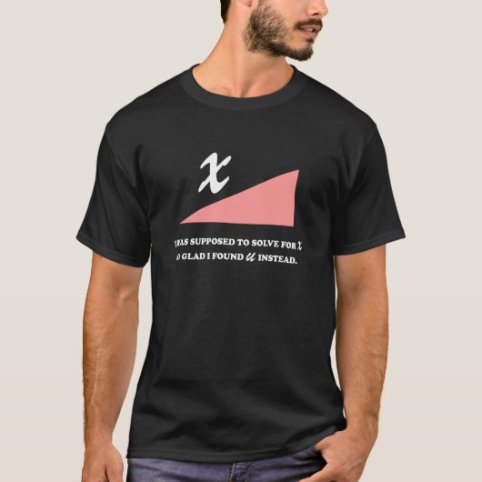 バレンタインデーおもしろいを練習する数学の恋人 Tシャツ (正面)