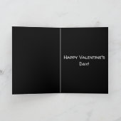 バレンタインデーおもしろいカードあなたはザ最高のカスタム シーズンカード (内部)