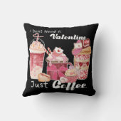バレンタインデーおもしろいコーヒー クッション (裏面)