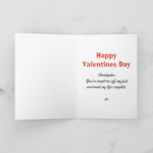 バレンタインデーおもしろいディノダニ恐竜カード シーズンカード (内部)