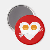 バレンタインデーおもしろいハートカスタム磁石 マグネット (正面/裏面)