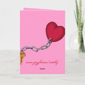 バレンタインデーおもしろいモンキーカード シーズンカード (裏面)