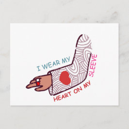 バレンタインデーおもしろいラブプンロヴェコア美学 ポストカード