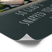 バレンタインデーおもしろいワニのカップル ポスター (角)