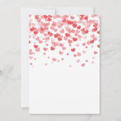 バレンタインデーお気に入りのズ招待状 招待状 (裏面)