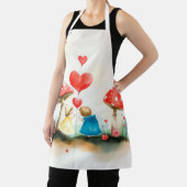 バレンタインデーお祝い・オブ・ラブ エプロン (インサイチュ)