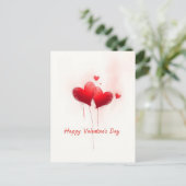 バレンタインデーお祝い・オブ・ラブ ポストカード (スタンド正面)