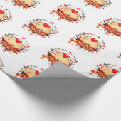 バレンタインデーお祝い・オブ・ラブ ラッピングペーパー (角)