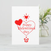 バレンタインデーお祝い・オブ・ラブ 招待状 (スタンド正面)