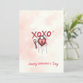 バレンタインデーお祝い・オブ・ラブ 招待状 (スタンド正面)