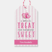 バレンタインデーお菓子の教室のお気に入りギフトラベル ギフトタグ (正面)