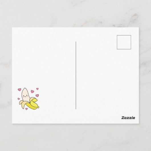 バレンタインデーかわいいはがき ポストカード (裏面)