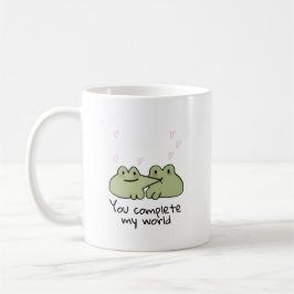 バレンタインデーかわいいカエル愛カップルMUG コーヒーマグカップ