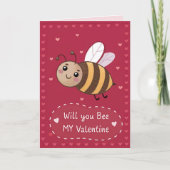 バレンタインデーかわいいバレンタインデー シーズンカード (正面)