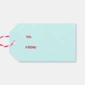 バレンタインデーかわいいビーバーア与えダムプンおもしろい ギフトタグ (裏面横)