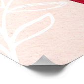 バレンタインデーかわいいロマンチックな猫カップル ポスター (角)