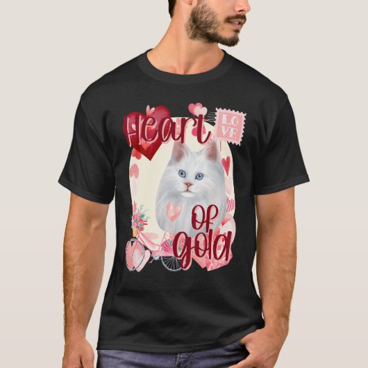 バレンタインデーかわいい南の色 Tシャツ (正面)
