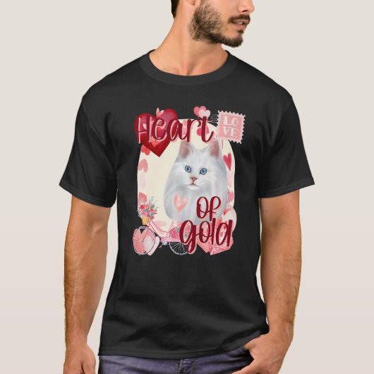 バレンタインデーかわいい南の色 Tシャツ (正面)