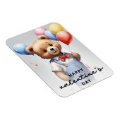 バレンタインデーかわいい水色クマとバルーン|過去記事 マグネット (右側)