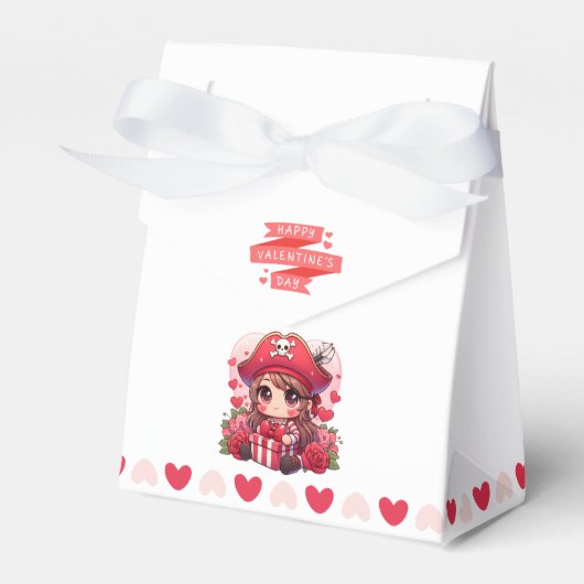 バレンタインデーかわいい海賊 フェイバーボックス (正面サイド)