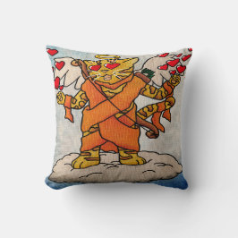 バレンタインデーかわいい猫 クッション