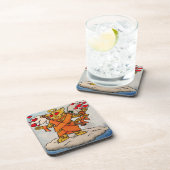 バレンタインデーかわいい猫 コースター (右側)