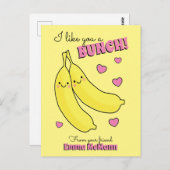 バレンタインデーかわいい ポストカード (正面/裏面)