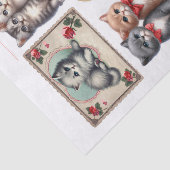 バレンタインデーかわいらしキットンフッシーカット 薄葉紙 (詳細)