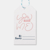 バレンタインデーがあなたと私を愛している ギフトタグ (正面)