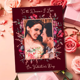 バレンタインデーが大好きな女性にロマンチック カード