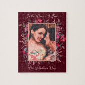 バレンタインデーが大好きな女性にロマンチック ジグソーパズル (縦)