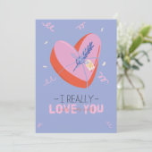 バレンタインデーが大好き シーズンカード (スタンド正面)