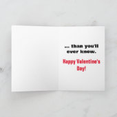 バレンタインデーが大好き シーズンカード (内部)